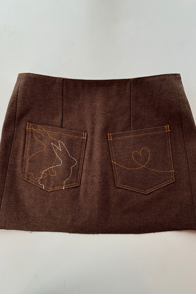 HANDMADE DENIM SKIRT