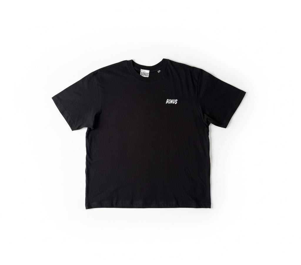 black handmade streetwear t-shirt minimal style