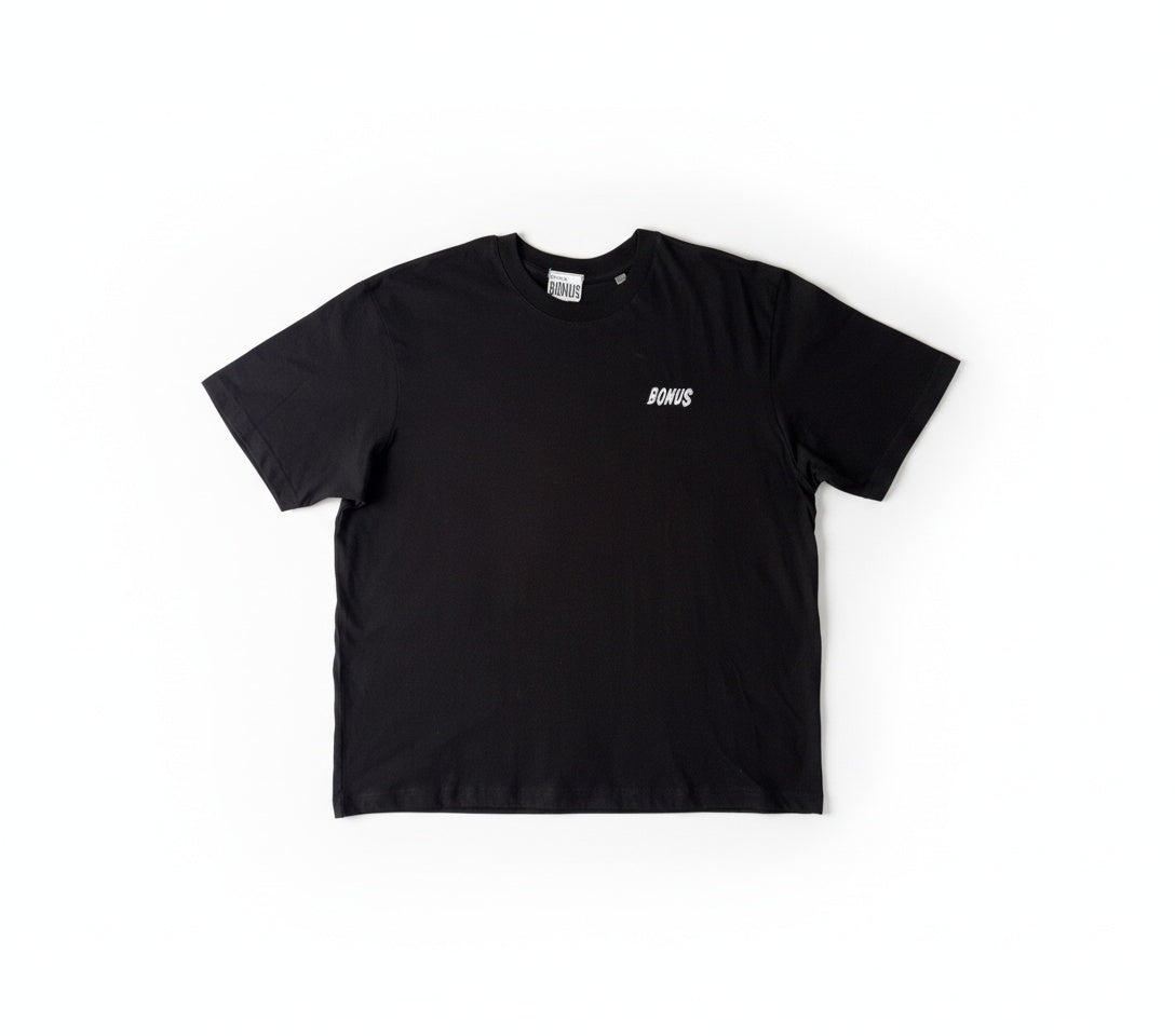 black handmade streetwear t-shirt minimal style