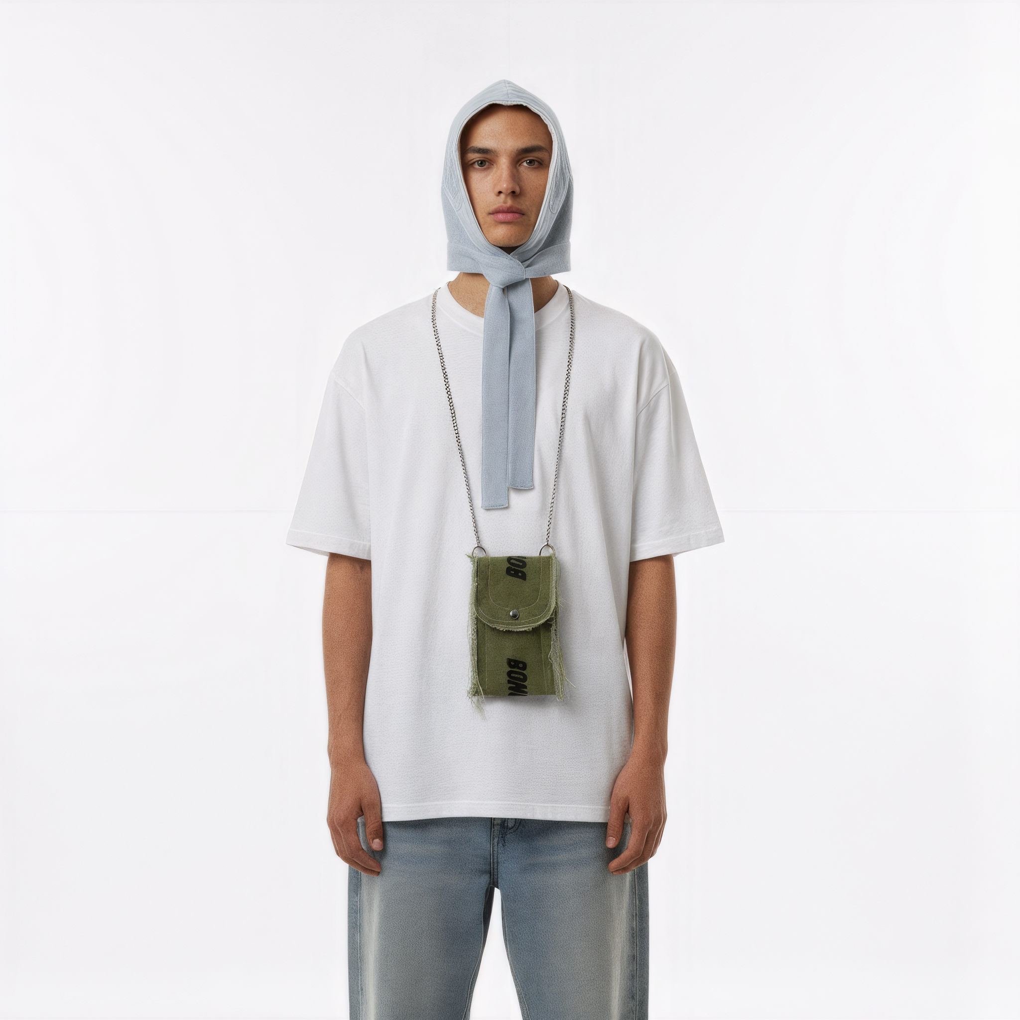 Denim Phone Case Holder — Limited Green Edition