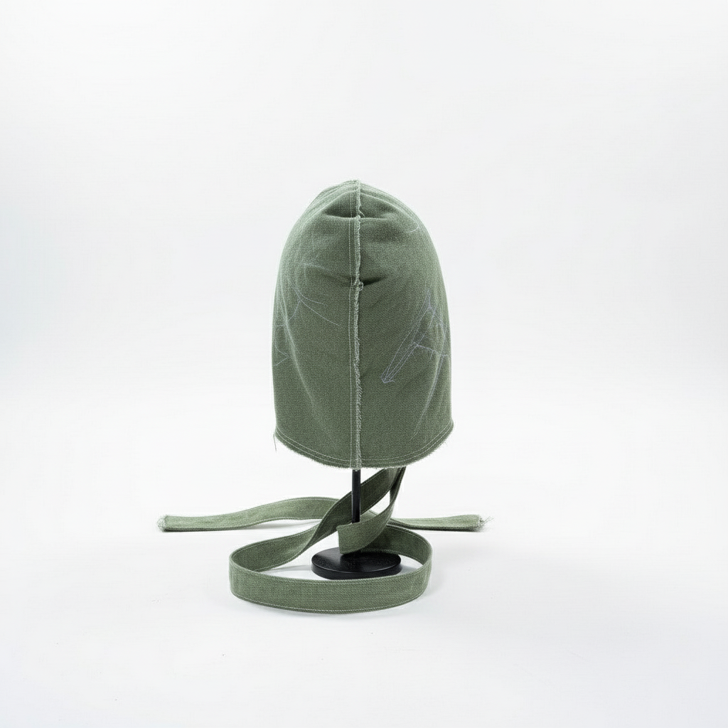 Handcrafted Denim Hood — Limited Edition.