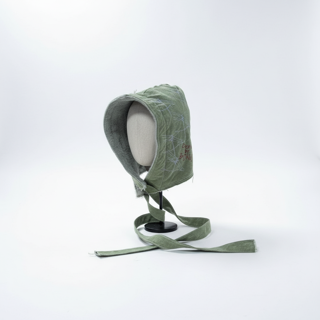 Handcrafted Denim Hood — Limited Edition.