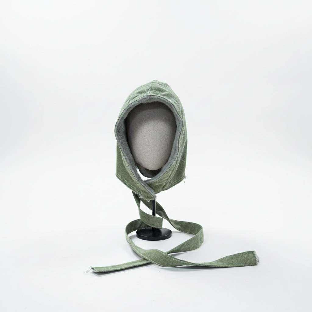 Handcrafted Denim Hood — Limited Edition.