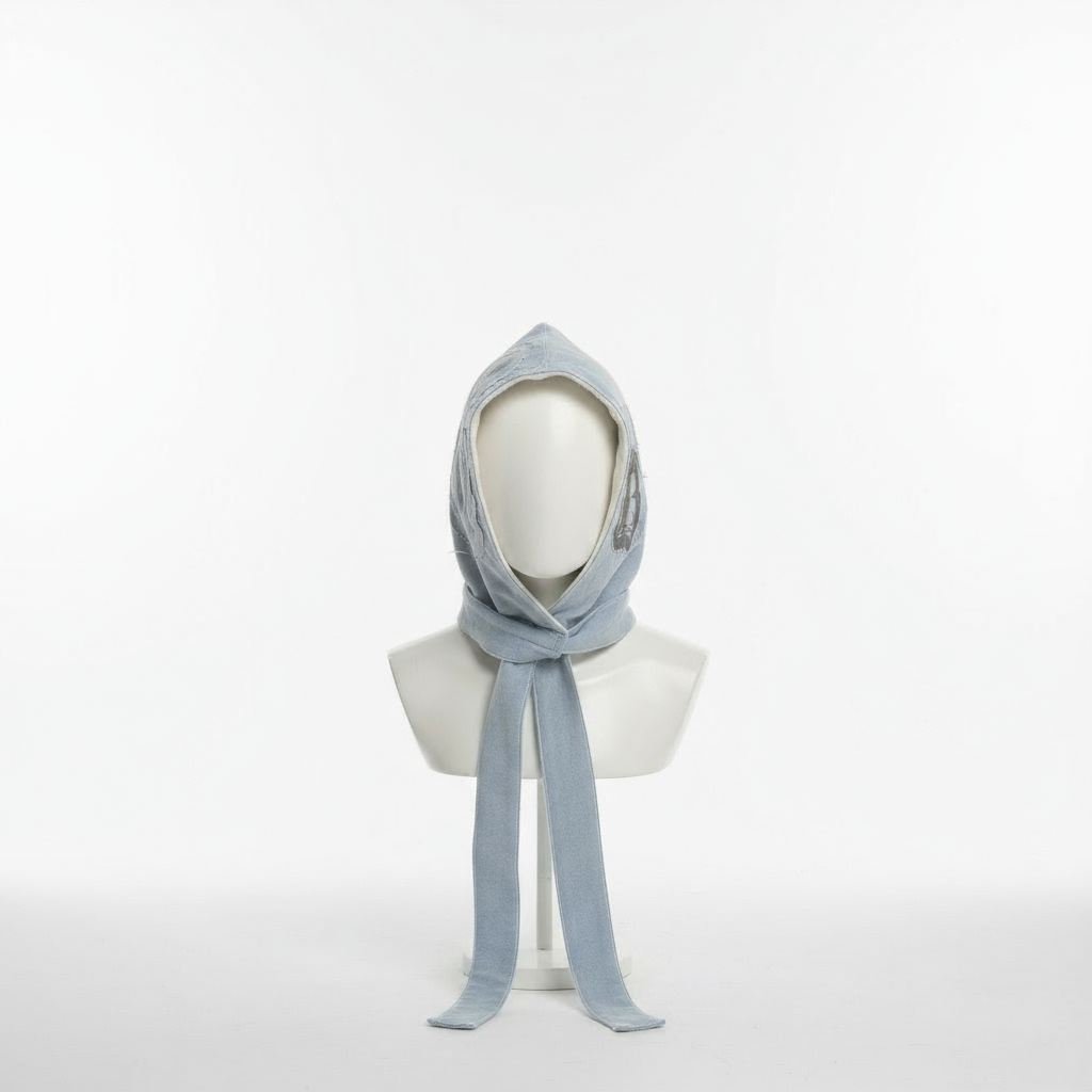 Handcrafted Denim Hood — Limited Edition.