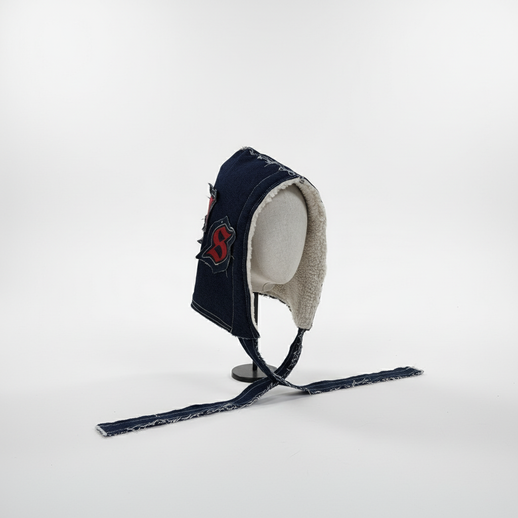 Handcrafted Denim Hood — Limited Edition.