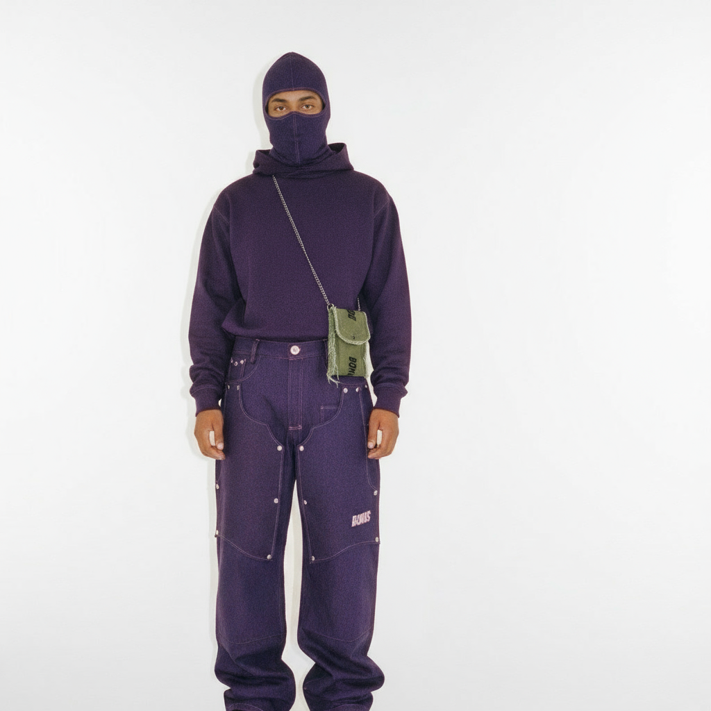 Denim Phone Case Holder — Limited Green Edition