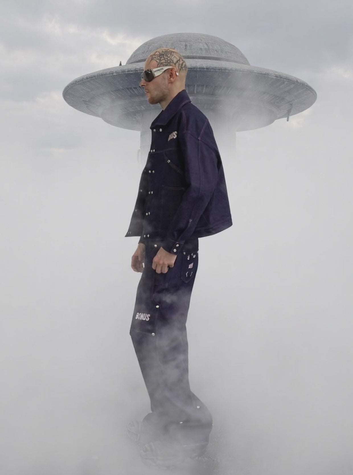 BONUS Handcrafted Denim Jacket — 1/1 Edition — Wide-Cropped Cut